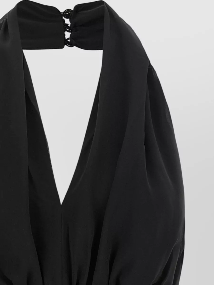 Rotate Birger Christensen Technical Jersey Halterneck Mini Dress