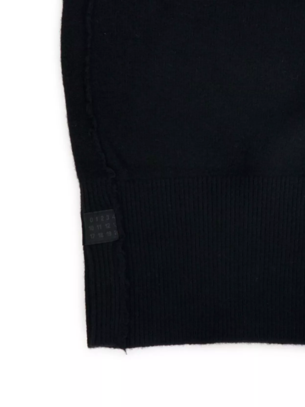 Mm6 Maison Margiela Textured Wool Beanie Featuring Drawstring Detail