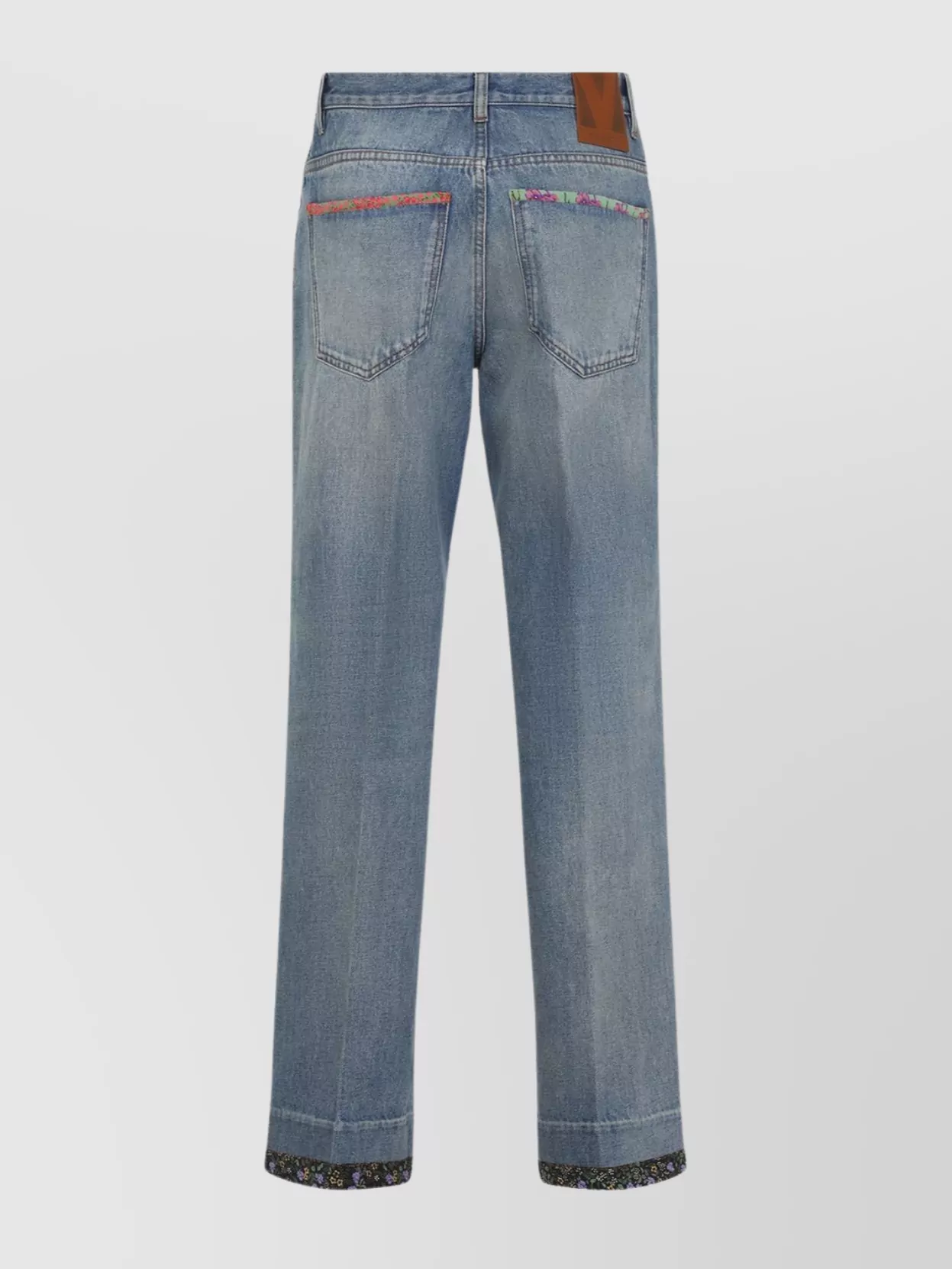Valentino Cotton Jeans Mid-Waist Regular Fit
