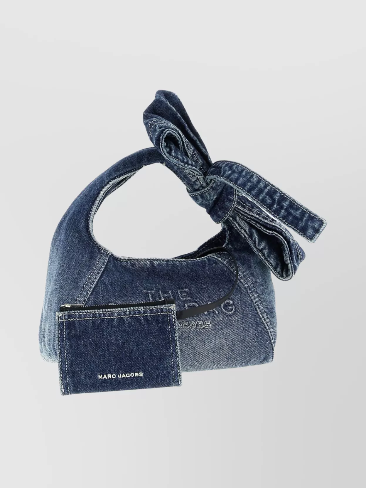 Marc Jacobs Denim Mini Sack Knot Handle