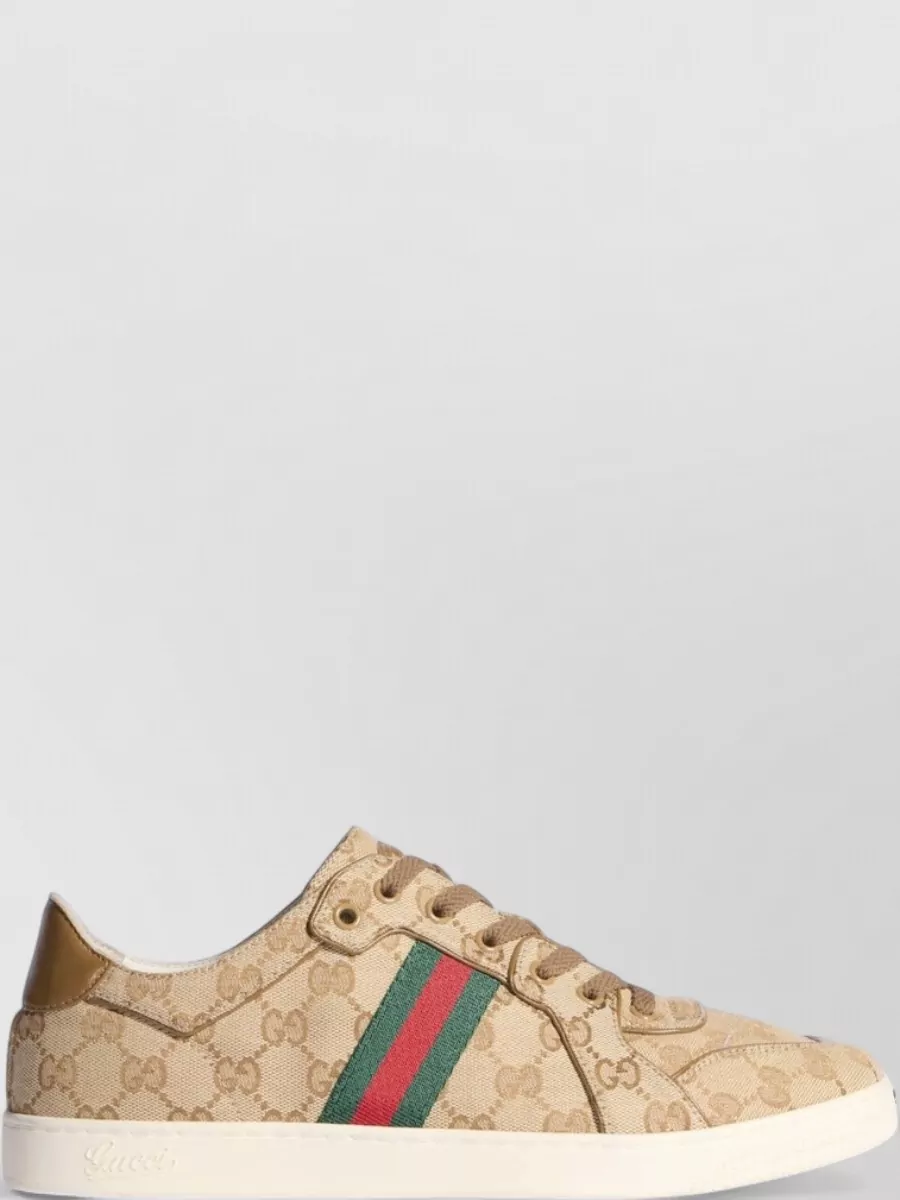 Gucci stretch lace-up sneakers