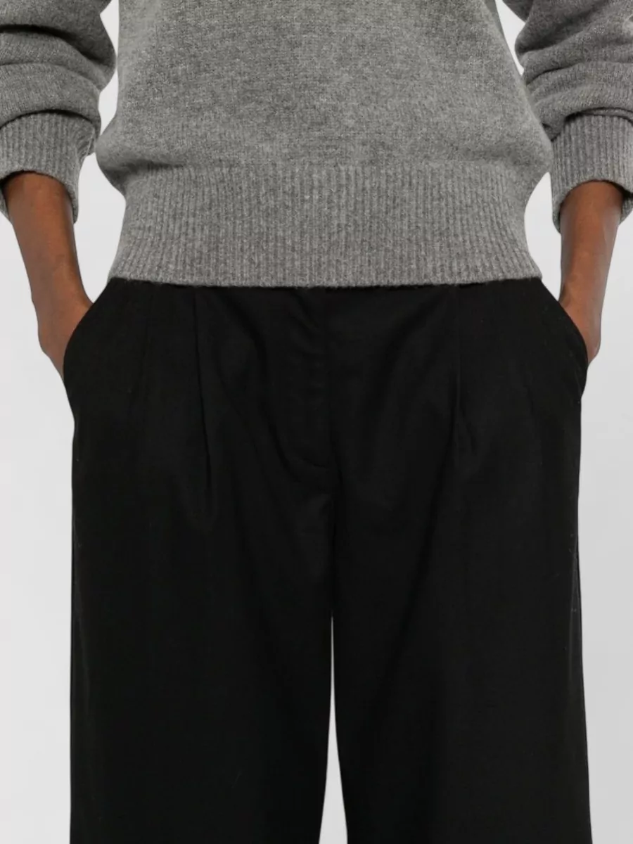 Dunst Pleated Wide-Leg Trousers