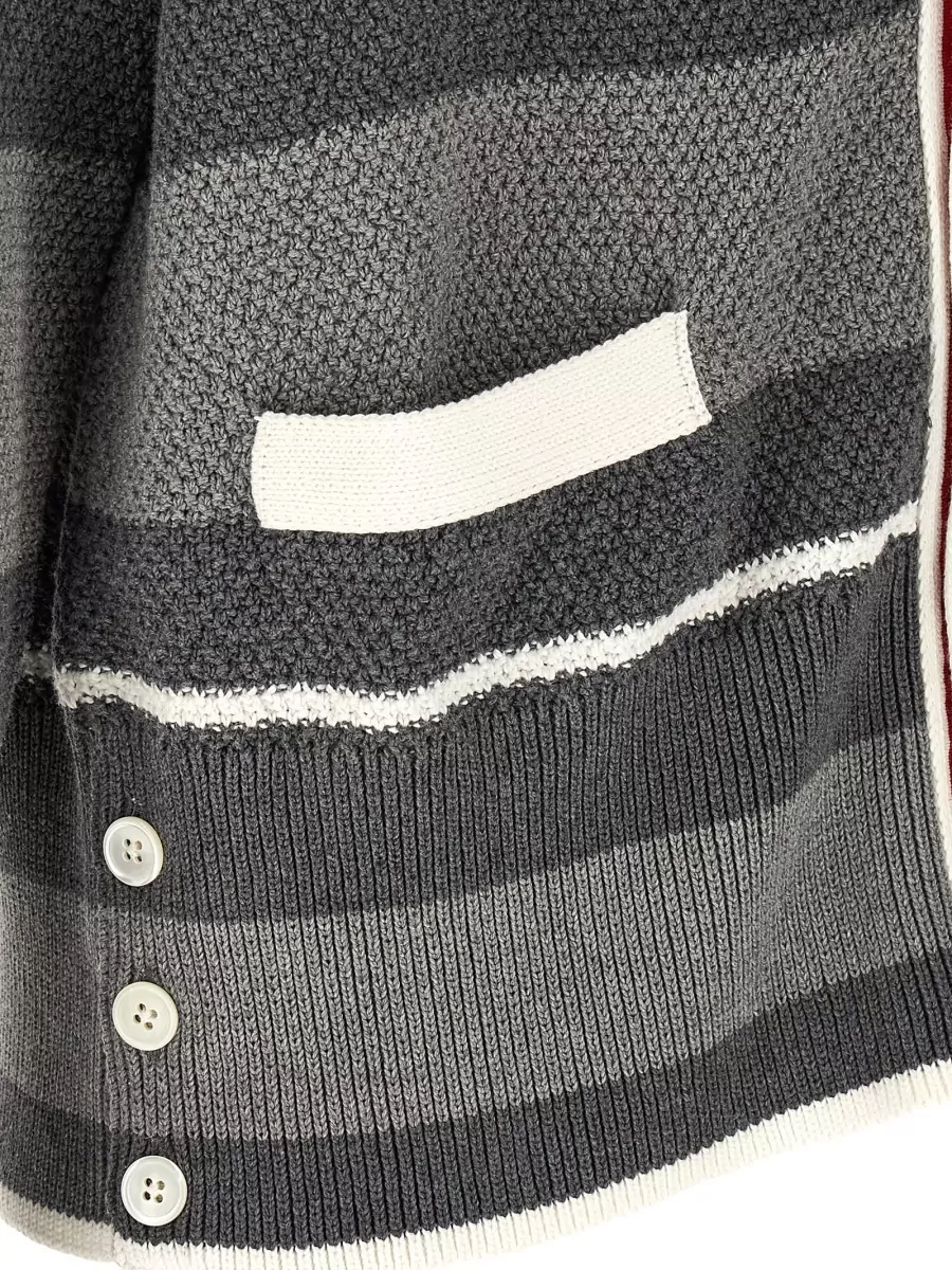Thom Browne Striped Cardigan