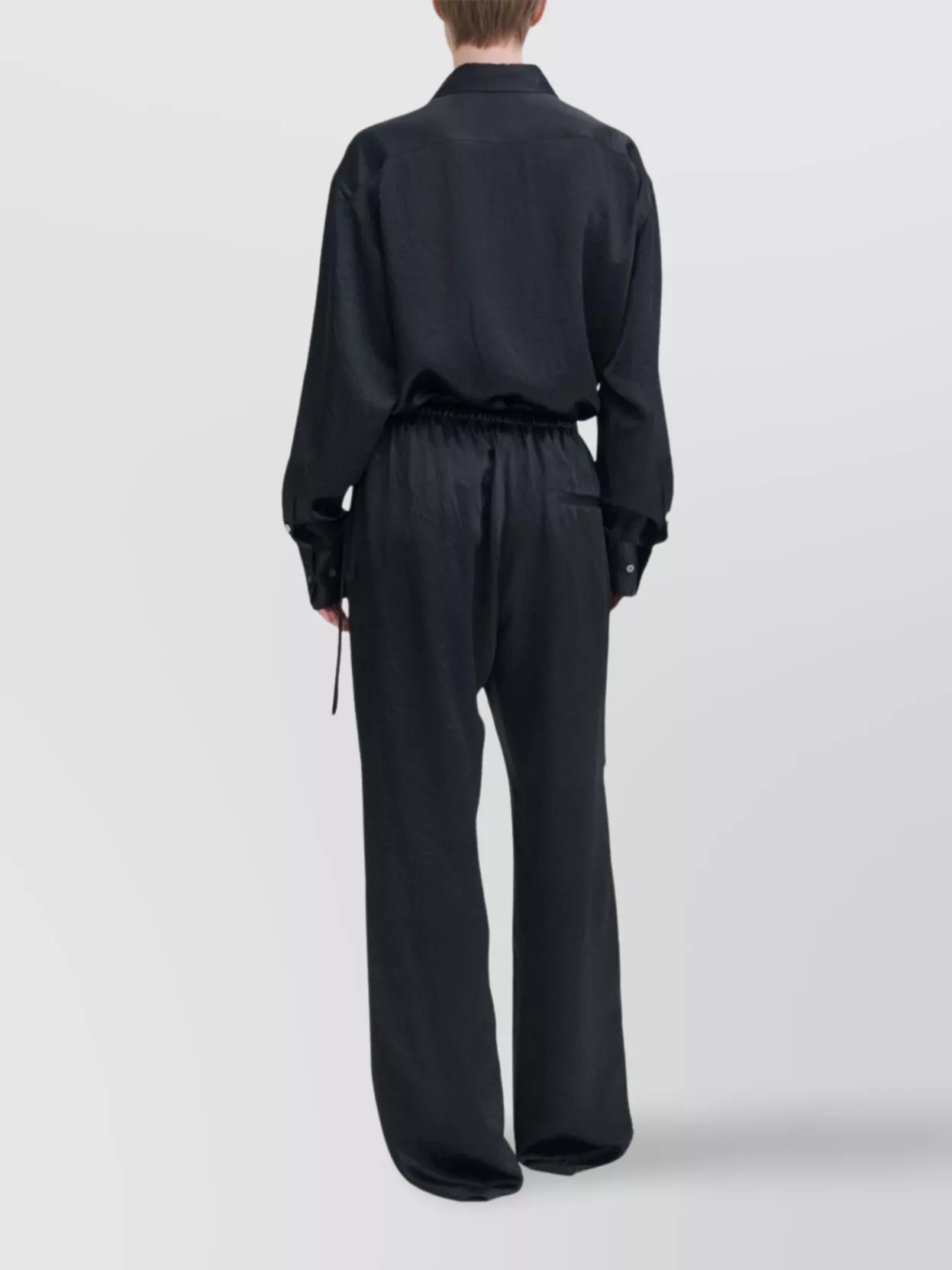 Filippa K Wide-leg Trousers Featuring Drawstring Detail