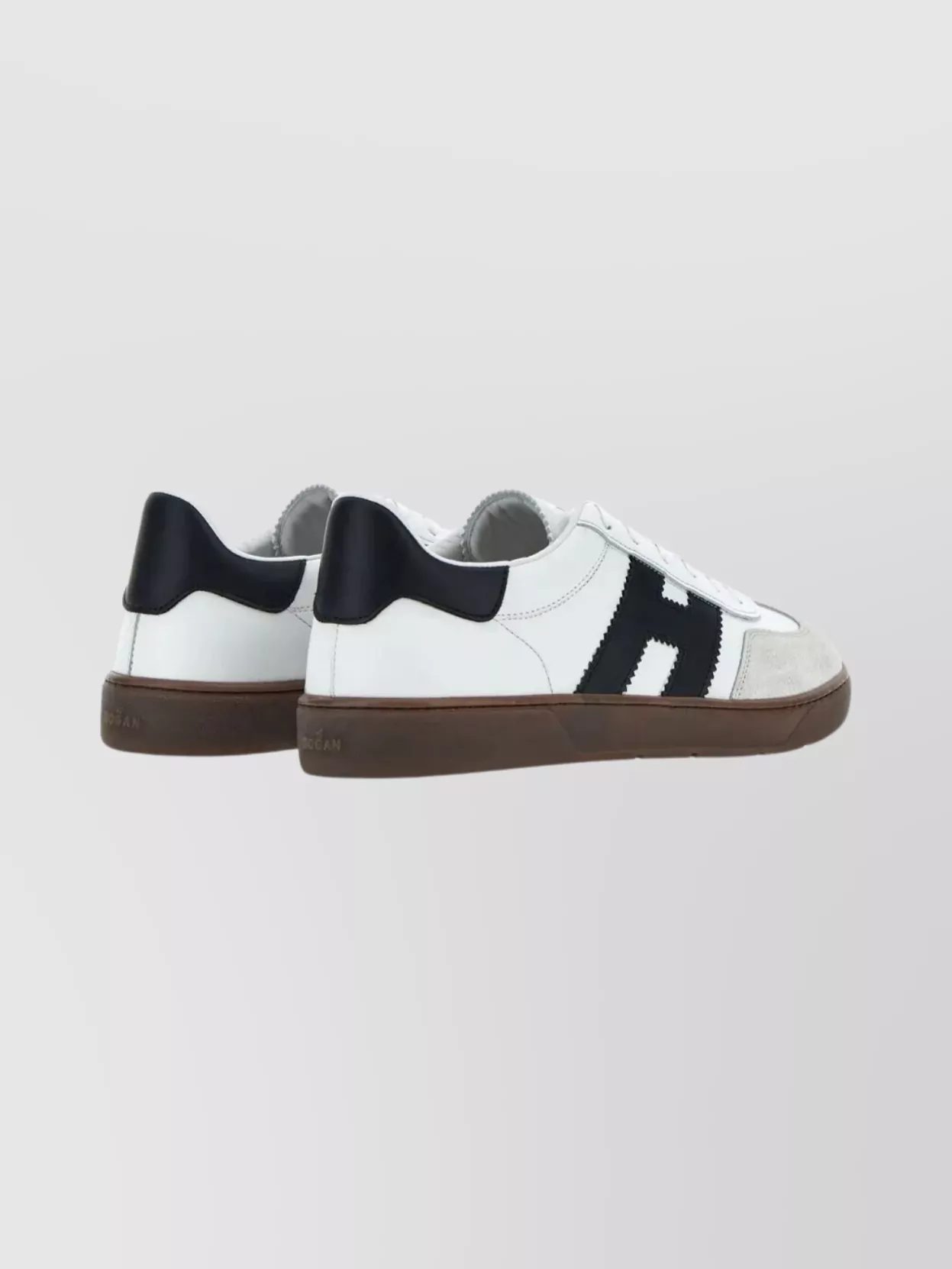 Hogan Sneakers With Contrast Panel And Round Toe