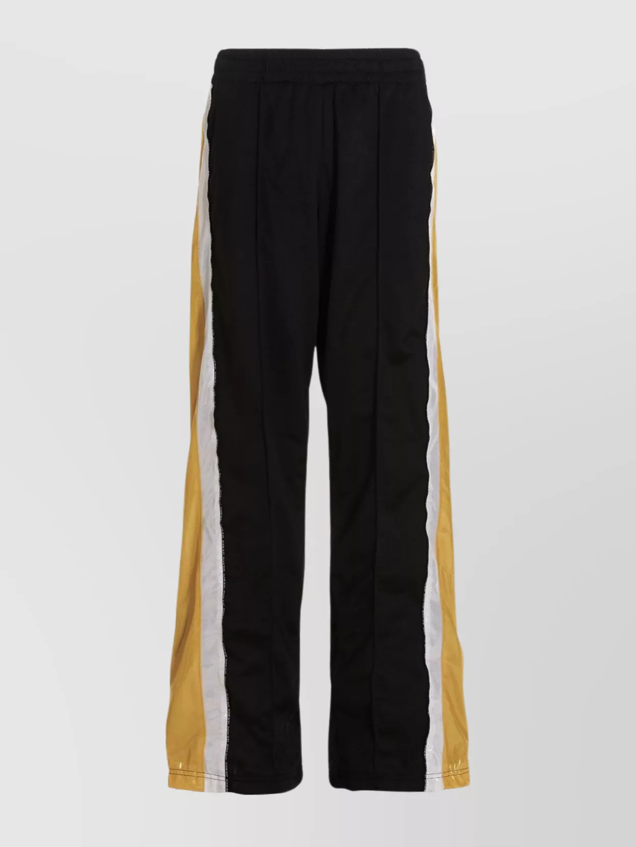 Vtmnts Track Style Joggers Featuring Contrast Panels In Gold