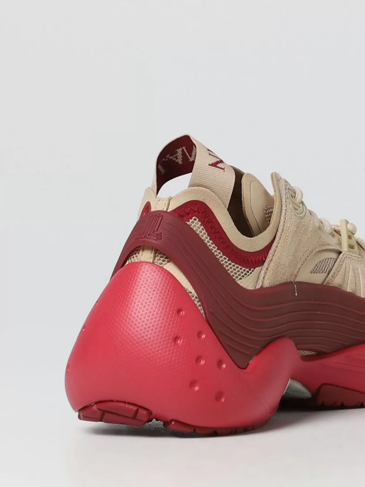 Lanvin Sneakers With Contrast Sole And Pull Tab