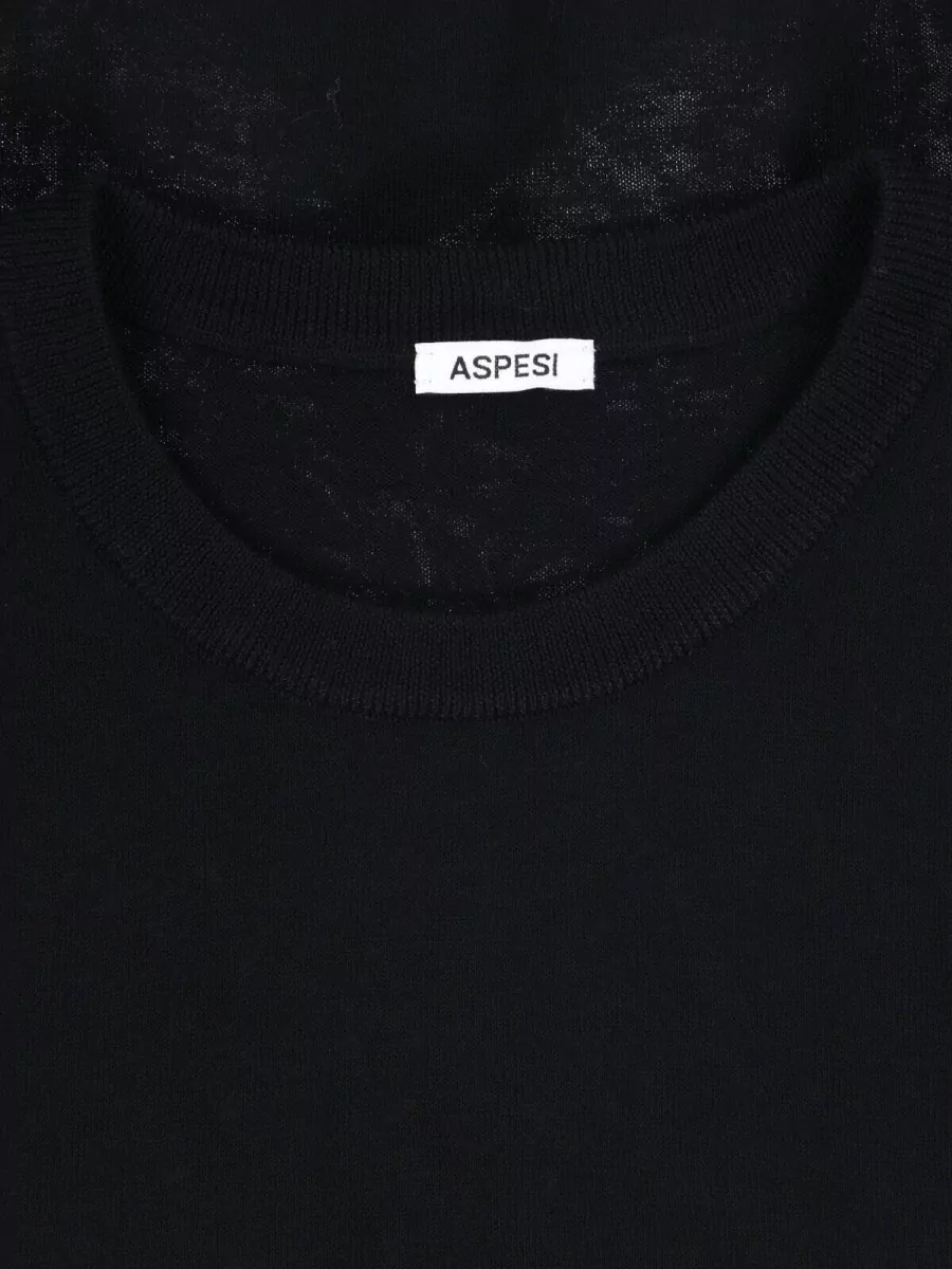 Aspesi Virgin Wool Crewneck T-Shirt