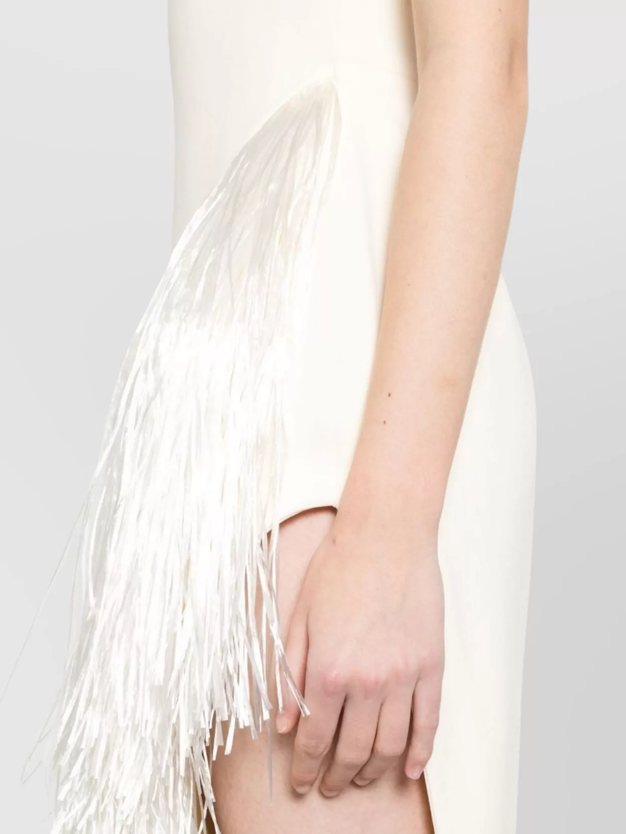 David Koma Asymmetric Evening Dress V-Neckline