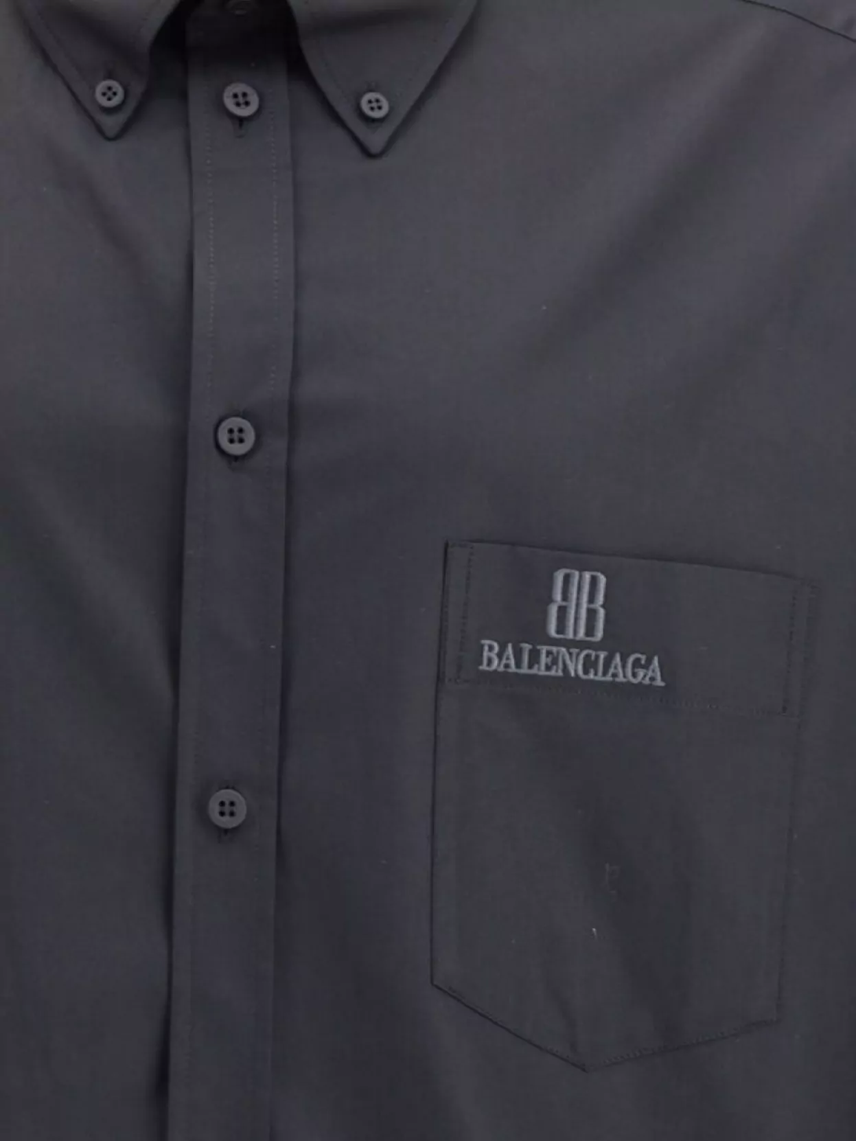 Balenciaga Oversized Shirt Modern Adjustable Cuffs