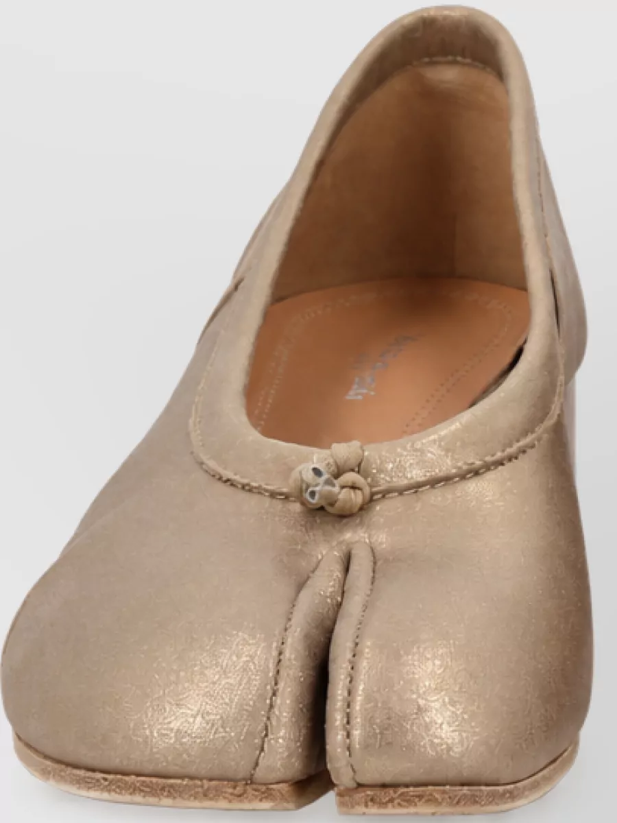 Maison Margiela Leather Ballerina Shoes