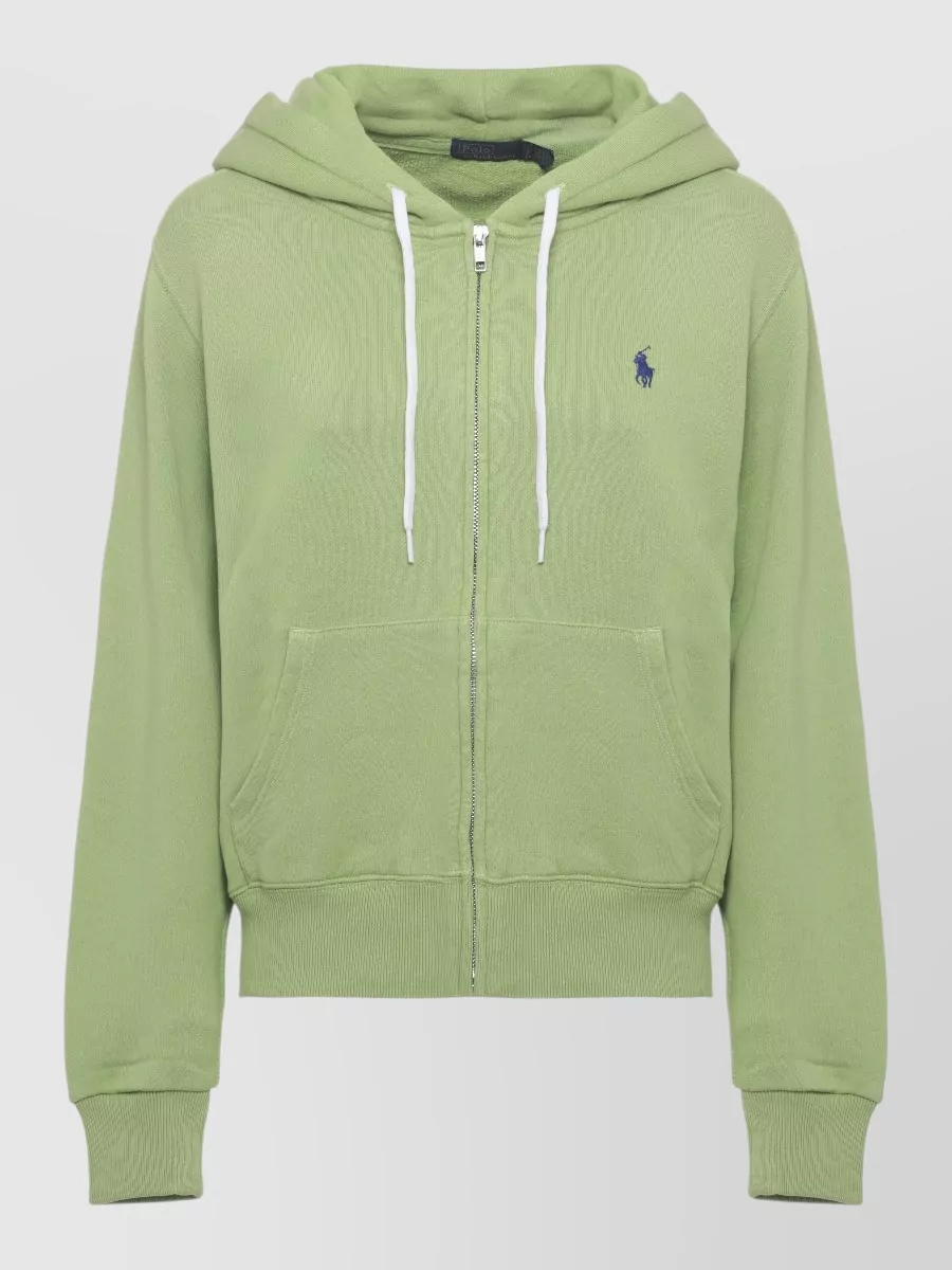 Ralph Lauren Ribbed Hoodie Sweatshirt