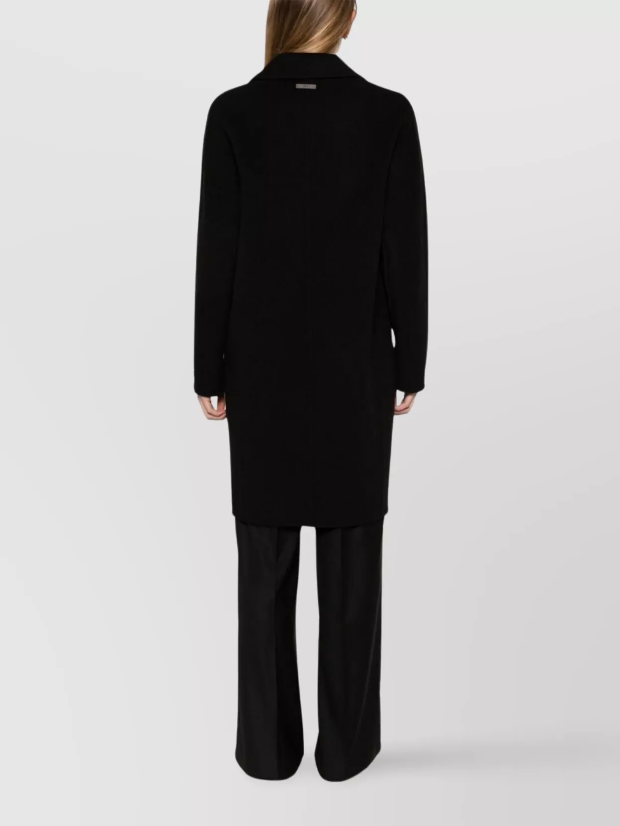Peserico Single Breasted Coat With Notch Lapels And Pockets