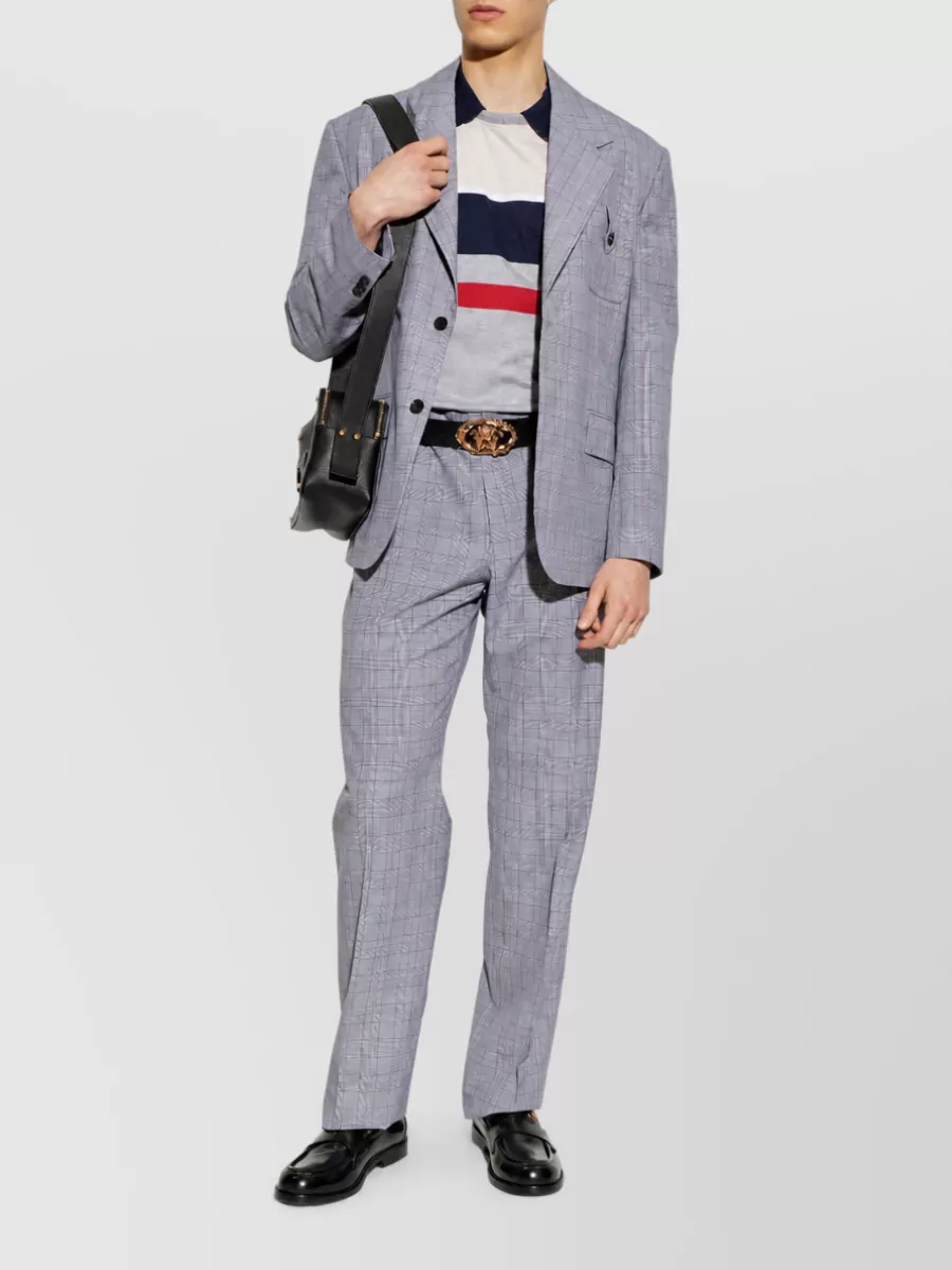 Versace Virgin Wool Single-Breasted Suit
