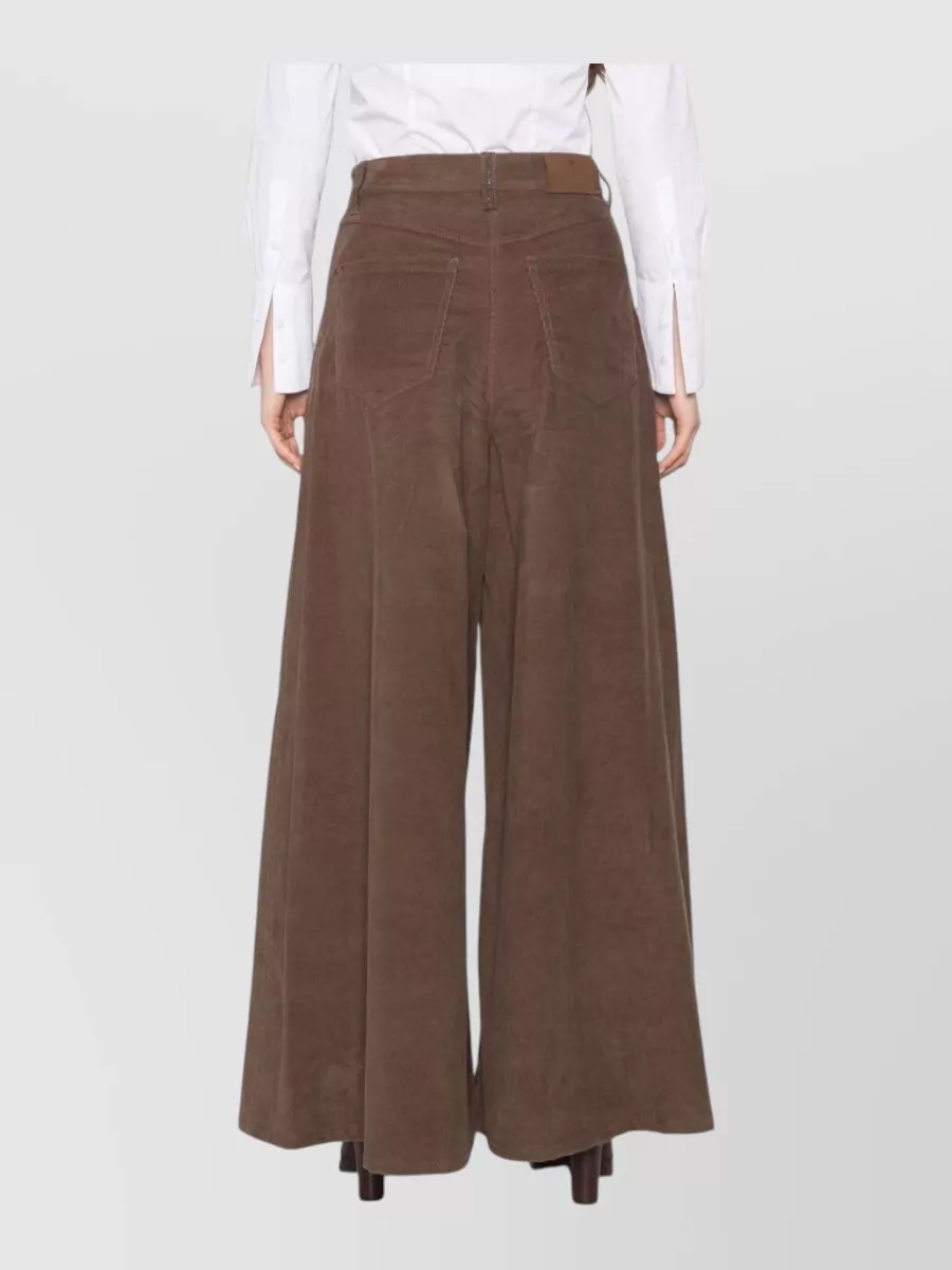 Brunello Cucinelli Cashmere Wide-Leg Trousers