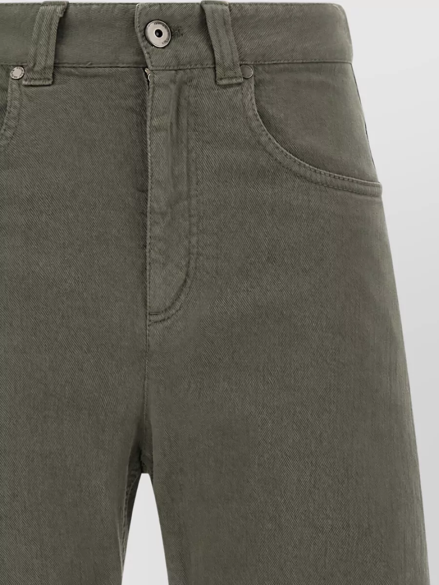 Brunello Cucinelli Wide Leg Jeans