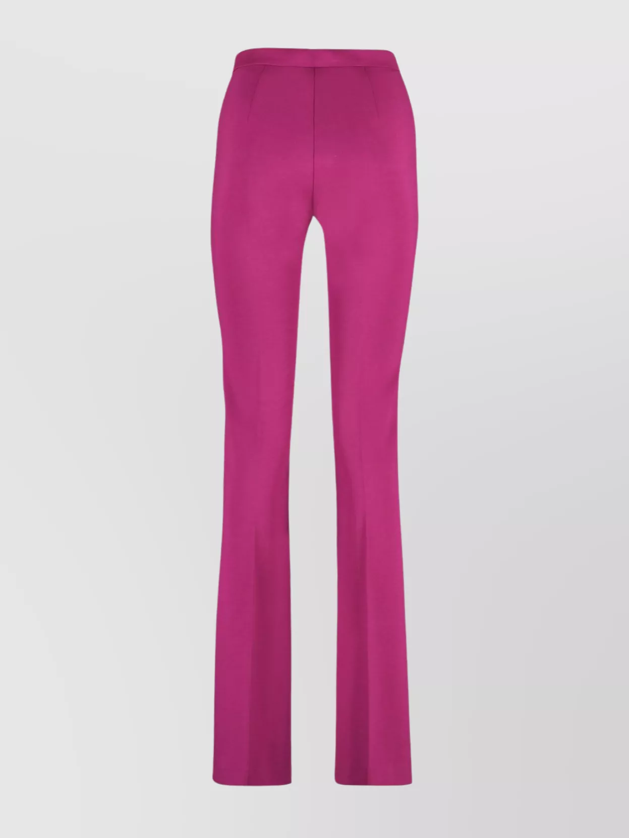 Pinko Viscose Trousers With Flared Leg And High Waist In Purple