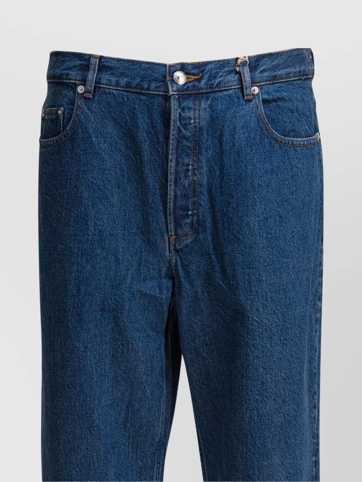 Apc Denim Trousers Belt Loops In Blue