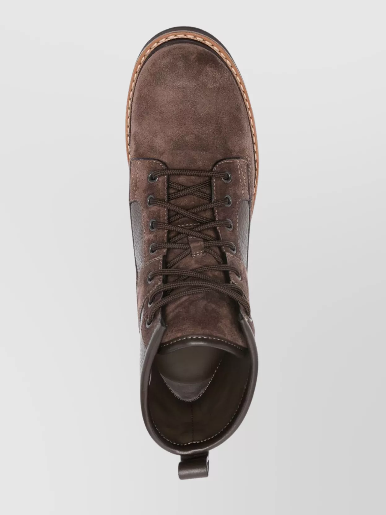 Moncler Camp Hiking Boots Suede Panels