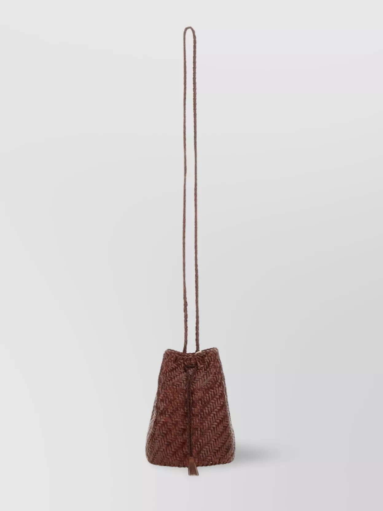 Dragon Diffusion Pompom Tan Cross-body Bag