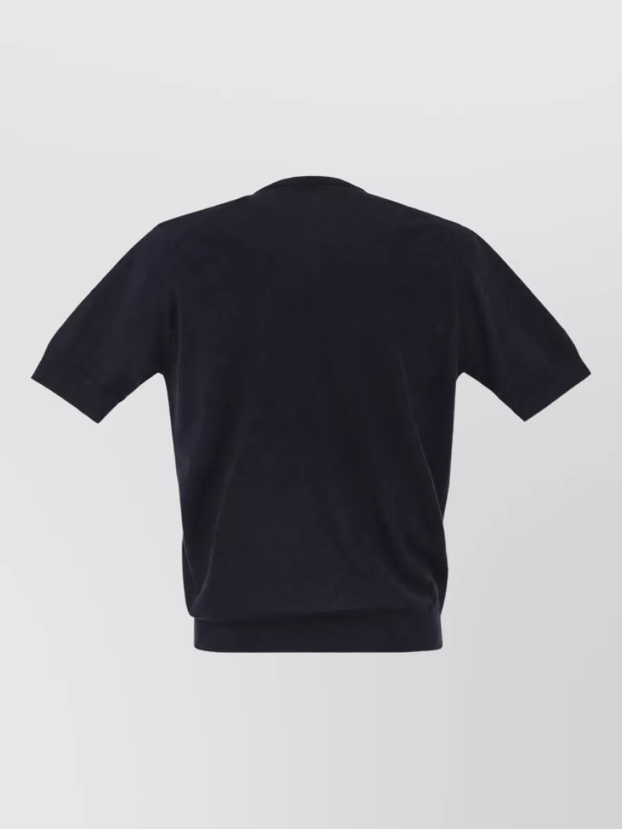 Pt Torino Ribbed Cotton Knit Jumper