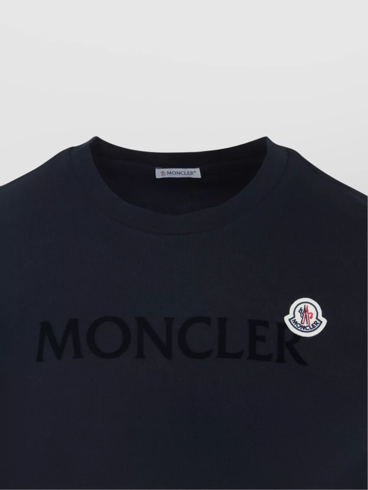 Moncler Crew Neck Short Sleeves T-Shirt Straight Hem
