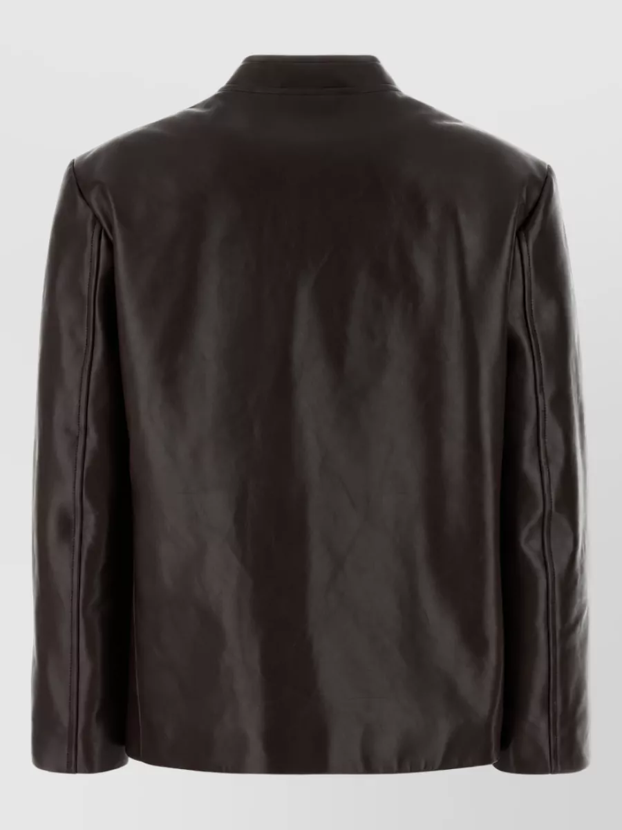 Jil Sander Leather Coat