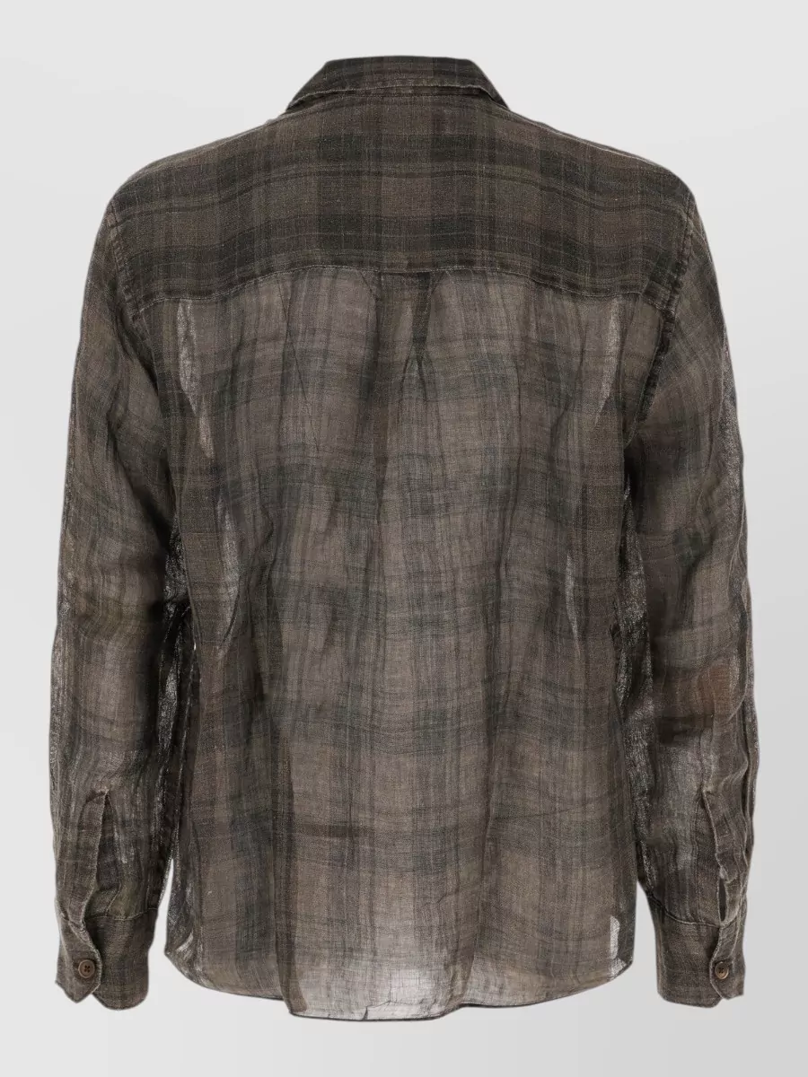 Our Legacy Embroidered Linen Shirt