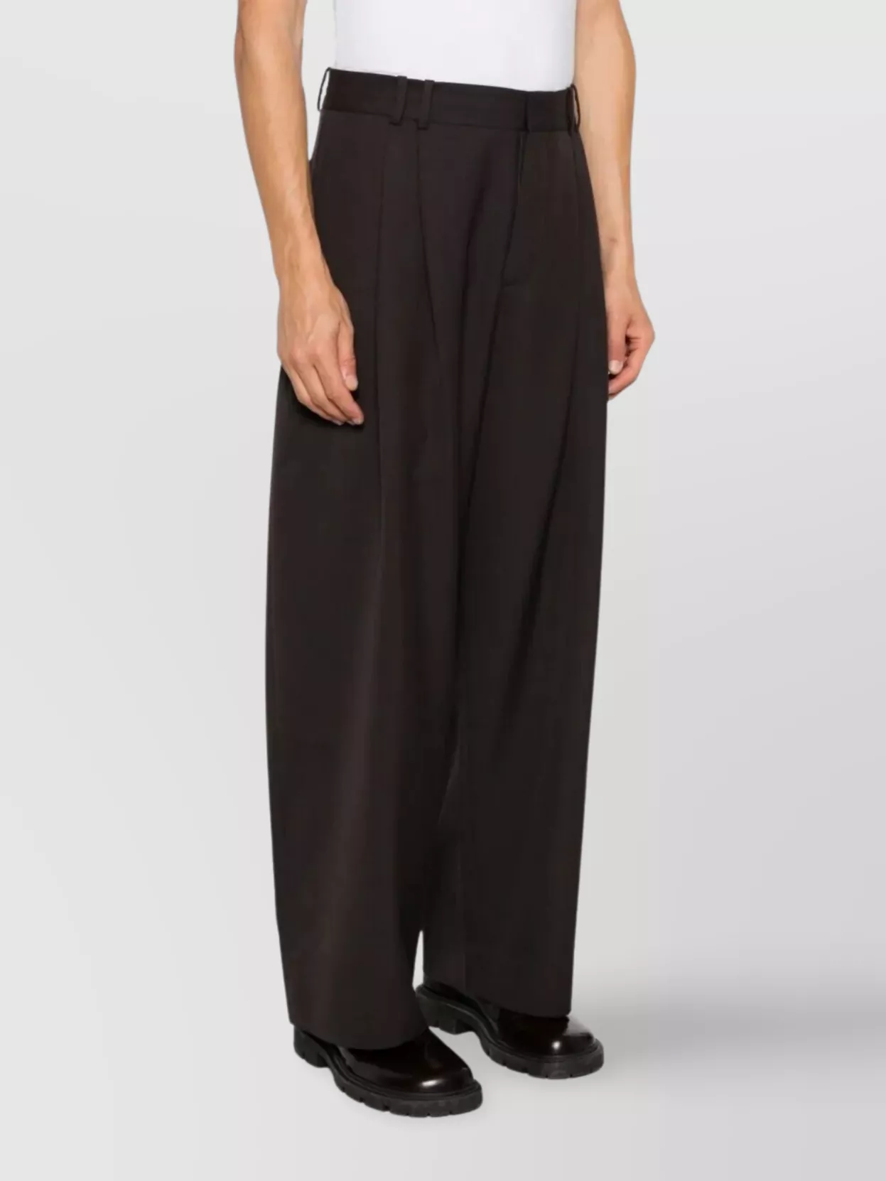 Studio Nicholson Volume Pleated Trousers Pockets