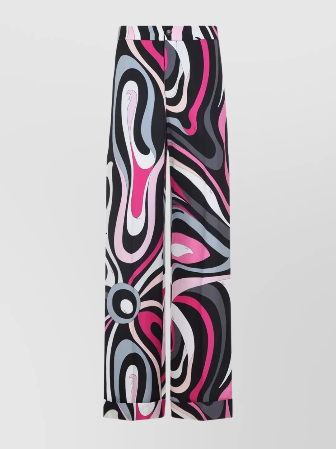 PUCCI MARMO PRINT WIDE LEG TROUSERS