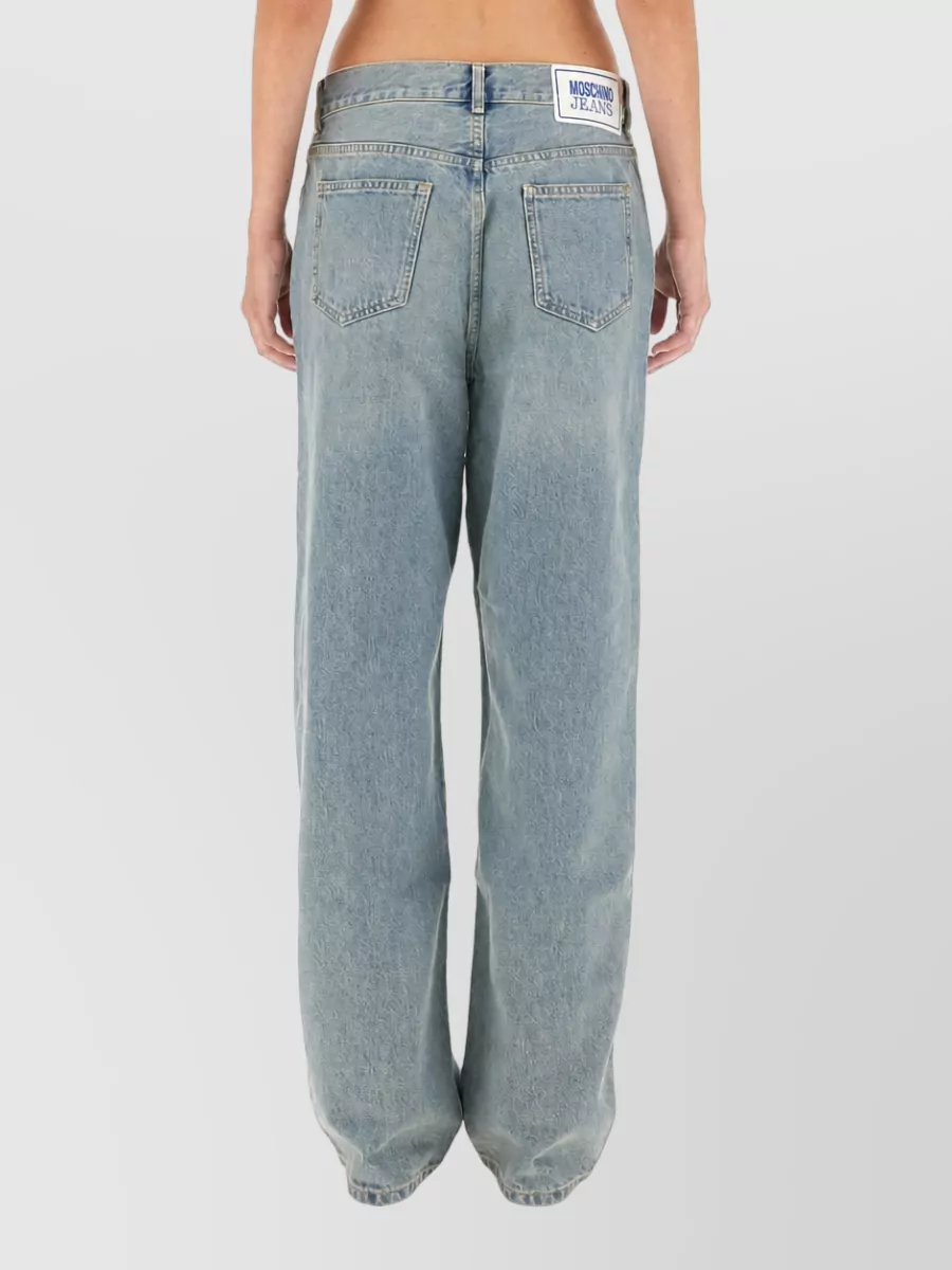 Moschino Denim Straight-Leg Jeans