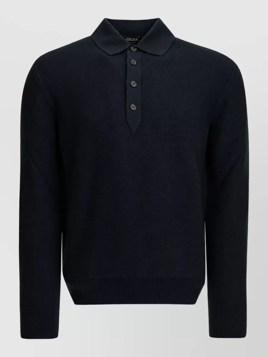 Zegna Cashmere polo shirt