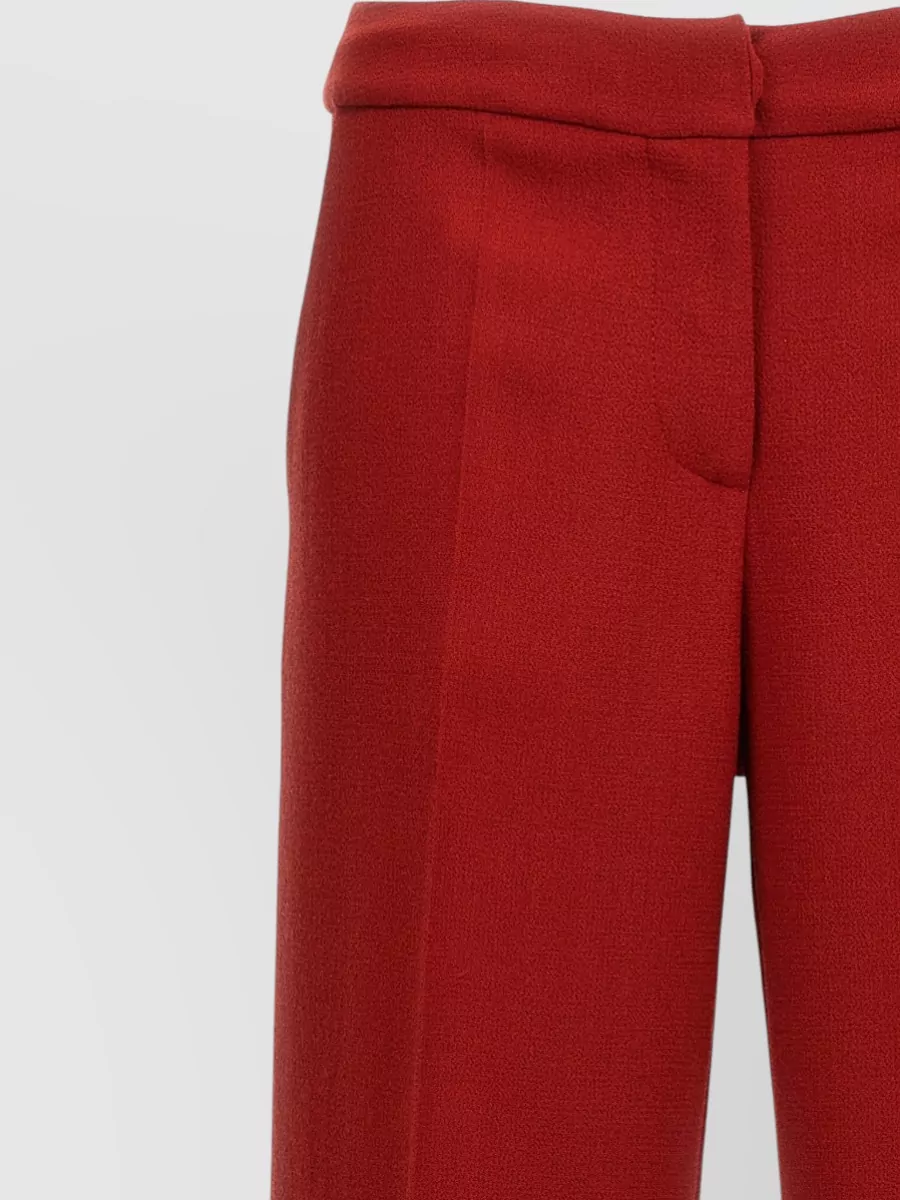 Gianluca Capannolo Virgin Wool Pleated Wide-Leg Trousers