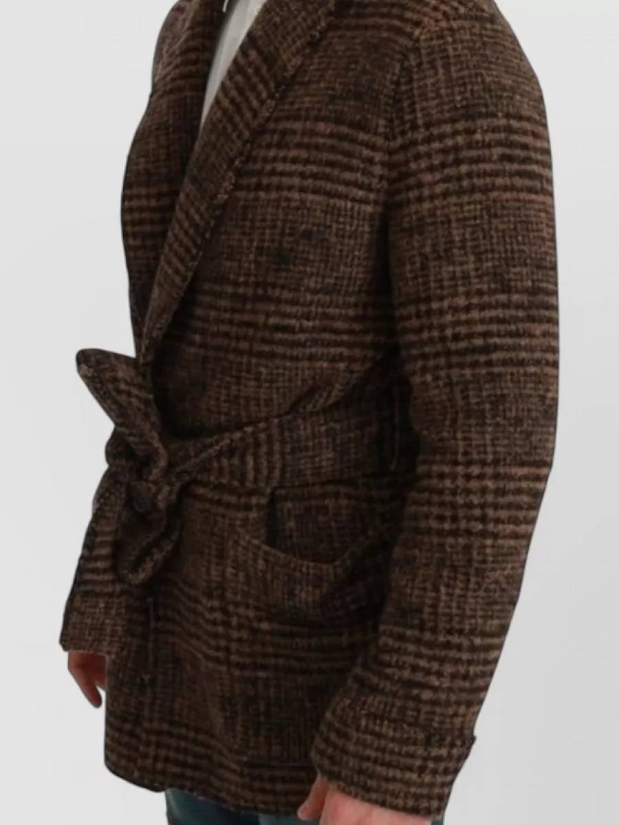Dolce&Gabbana Checked Single Breasted Coat