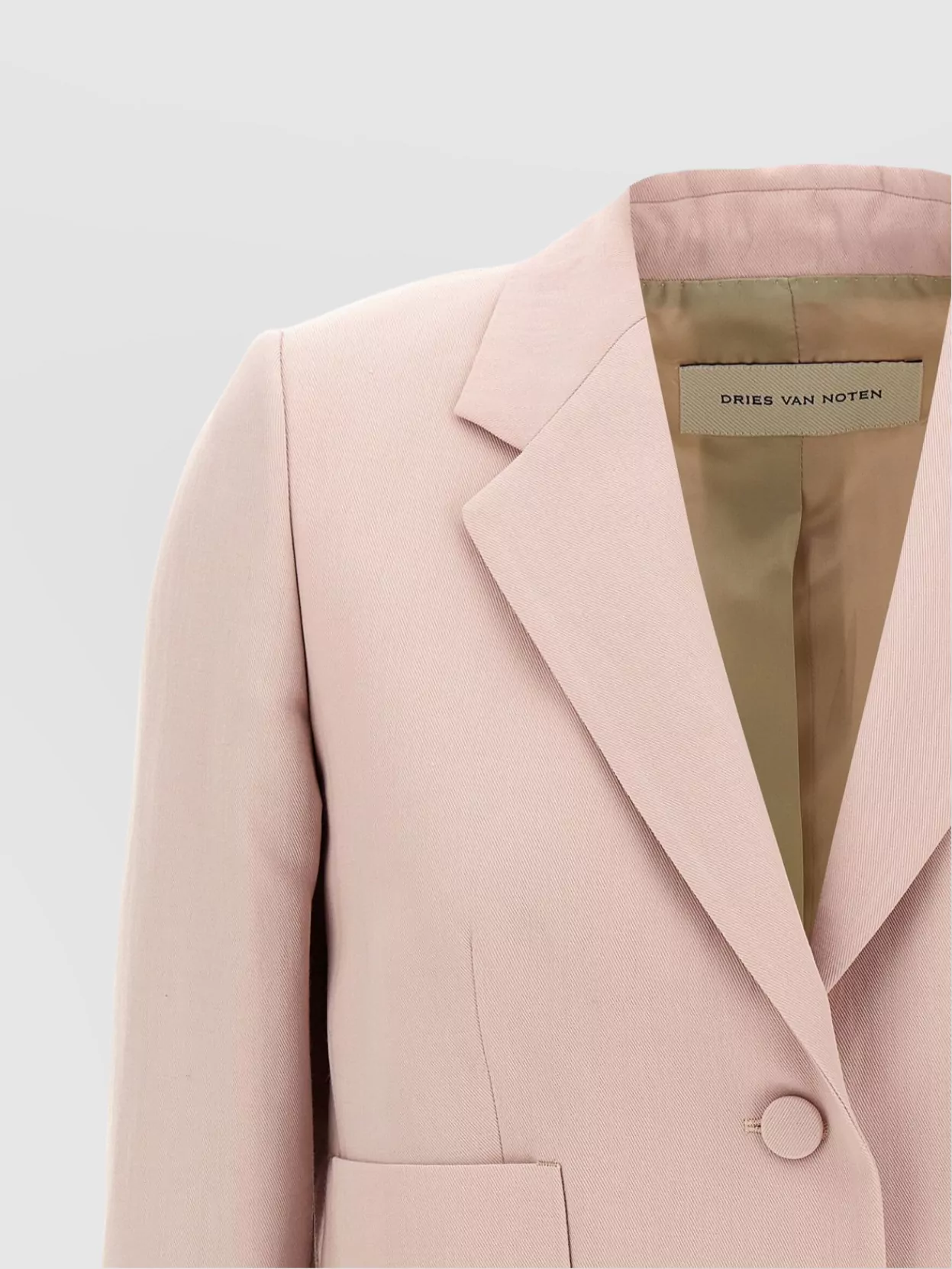 Dries Van Noten Tailored Blazer Notch Lapel