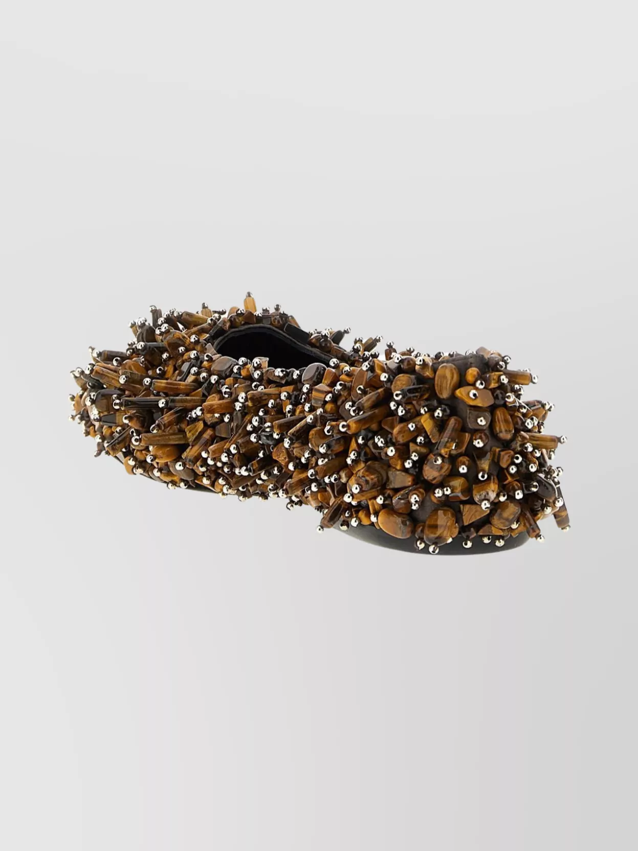 Dries Van Noten Decorative Round Toe Ballet Flats In Multi