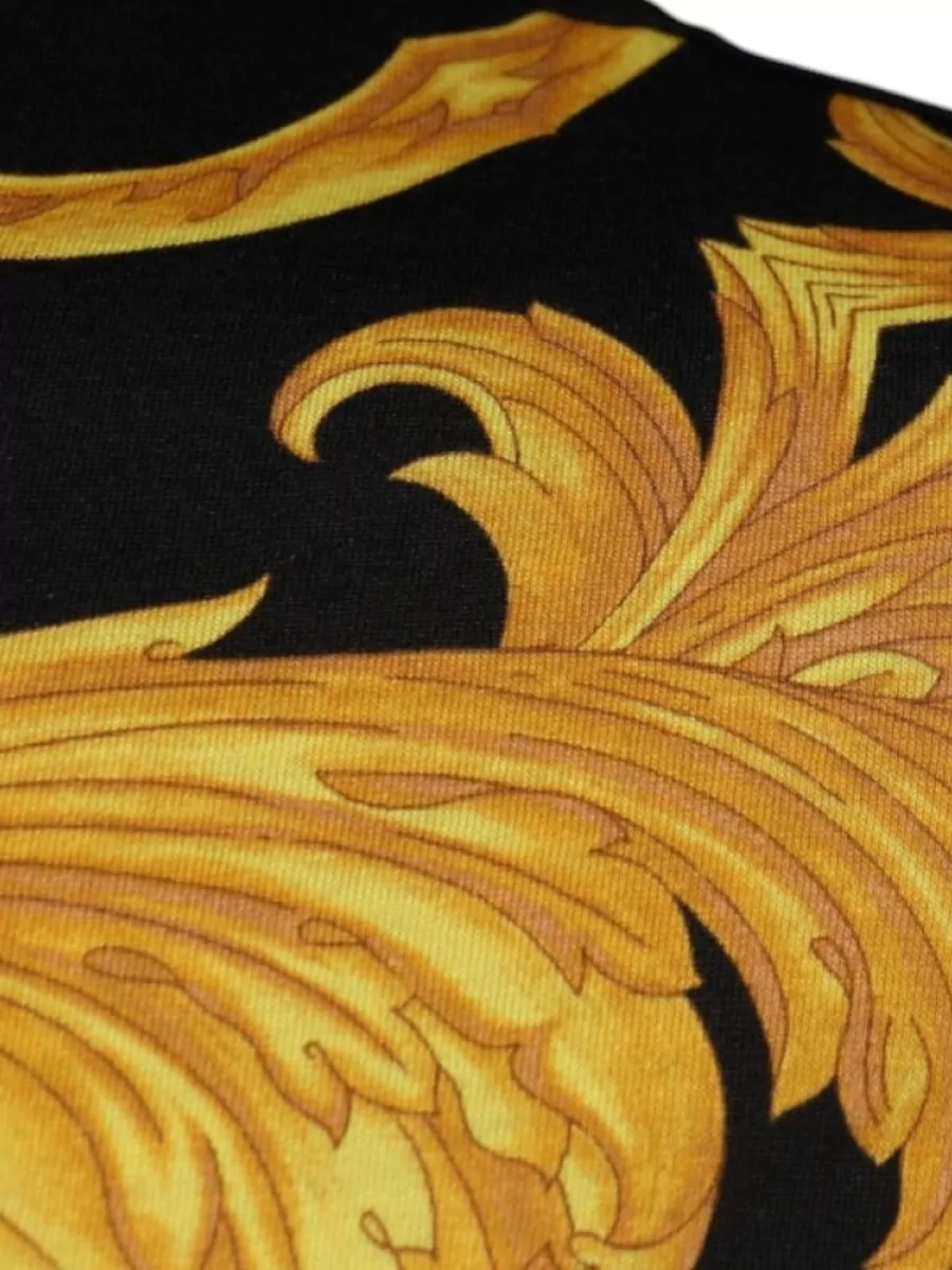 Versace Cotton Logo-Print Crew-Neck T-Shirt