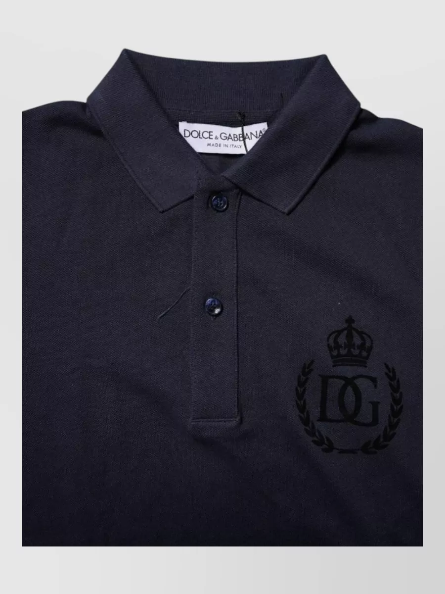 Dolce&Gabbana cotton polo shirt