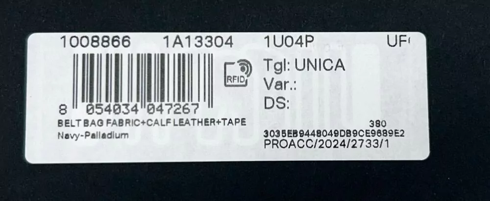 Versace La Medusa Nylon Belt Bag
