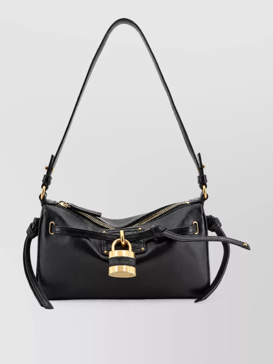 Chloé paddington mini leather clutch bag