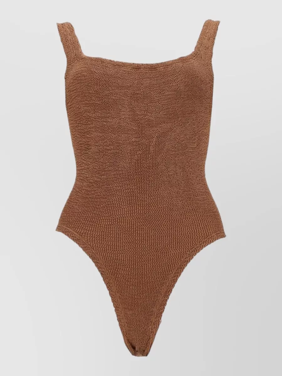Hunza G square neck swimsuit