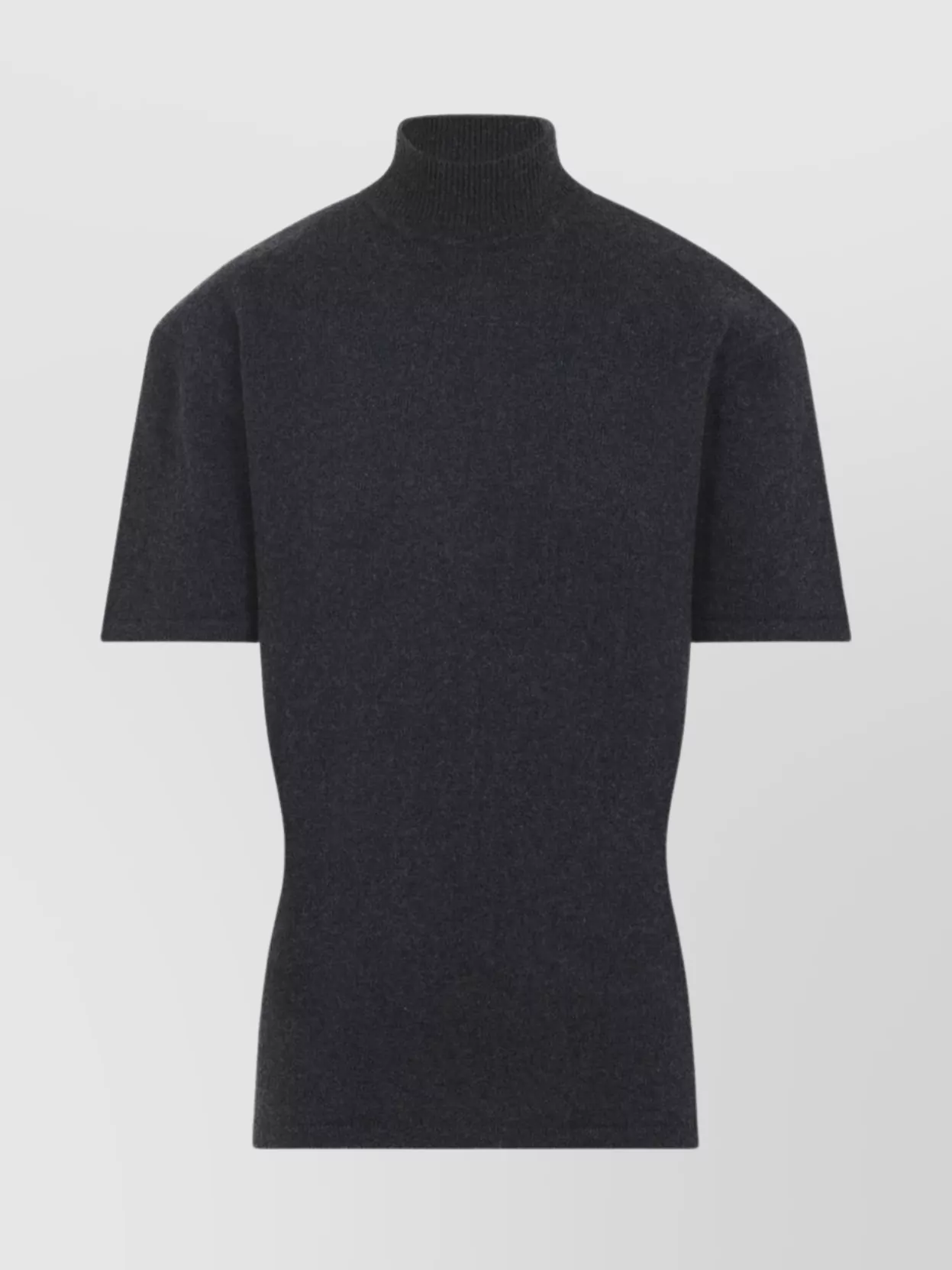 Jacquemus Castagna Knitted Short-sleeved Sweater In Blue