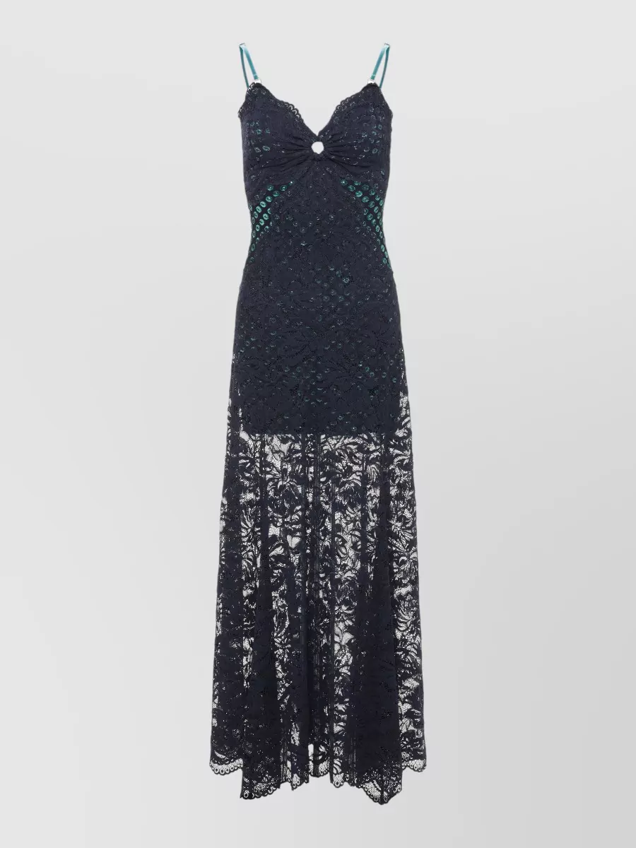 Paco Rabanne lace midi beach dress