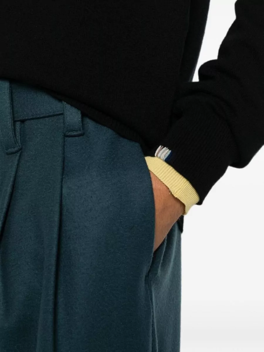 Extreme Cashmere Cashmere V-Neck Long-Sleeve Ribbed-Hem Sweater