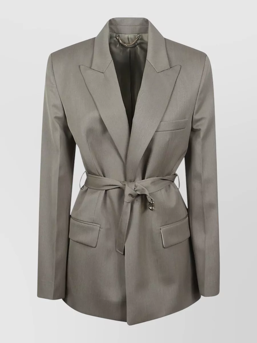 Victoria Beckham belted tailored blazer