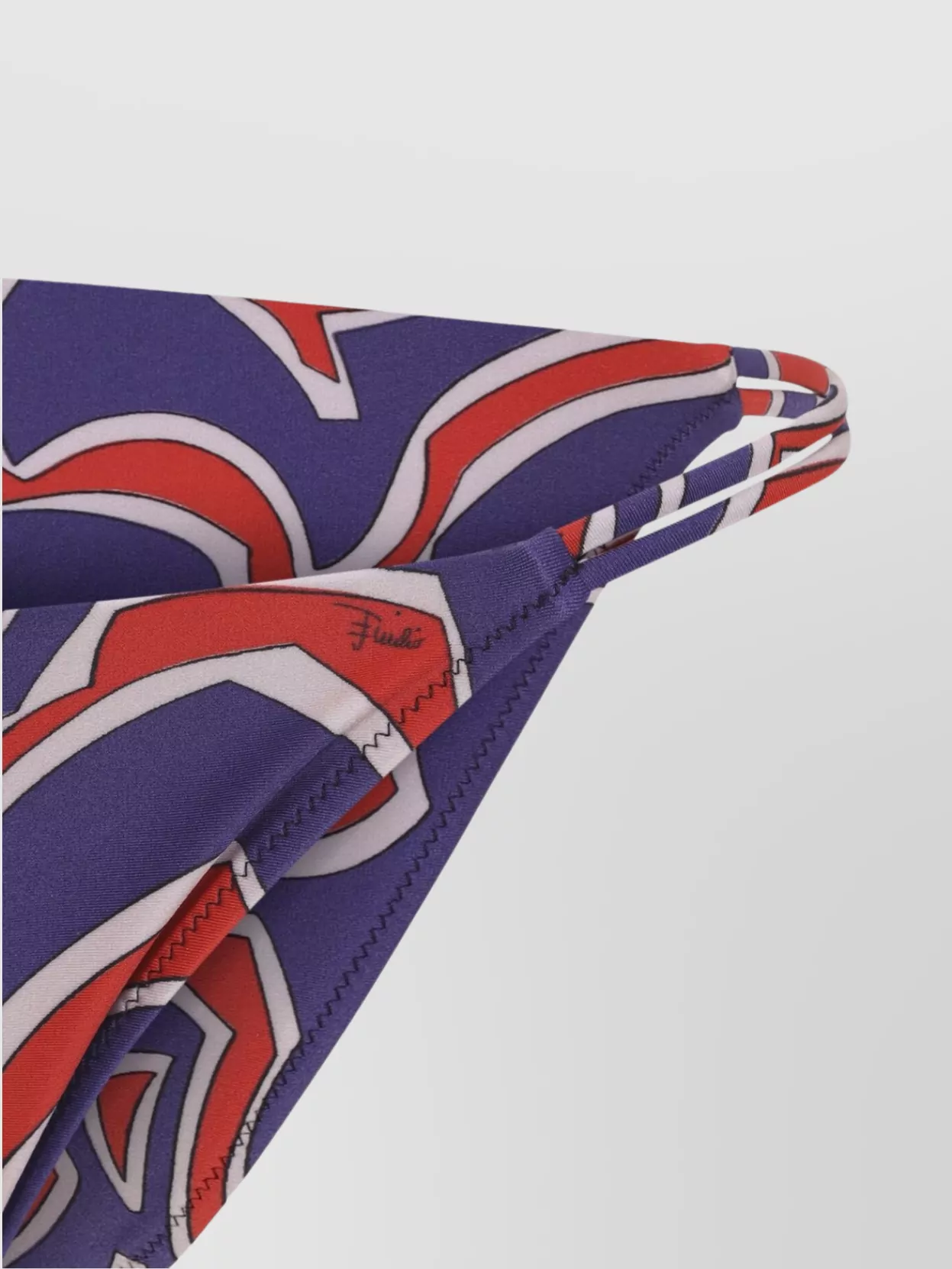 Pucci Stylish Low-Rise Bikini Bottom With Bold Print