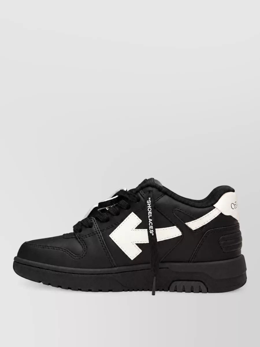 Off-White Leather Lace-Up Shoes