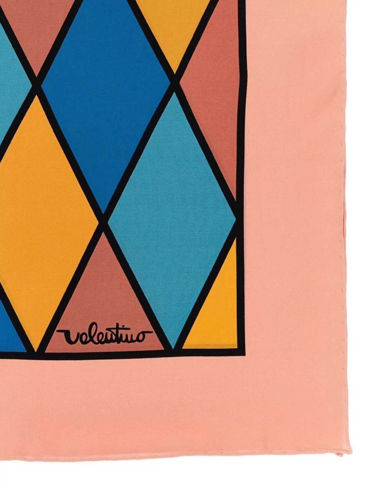 Valentino Garavani Rhombelle Diamond Pattern Square Scarf