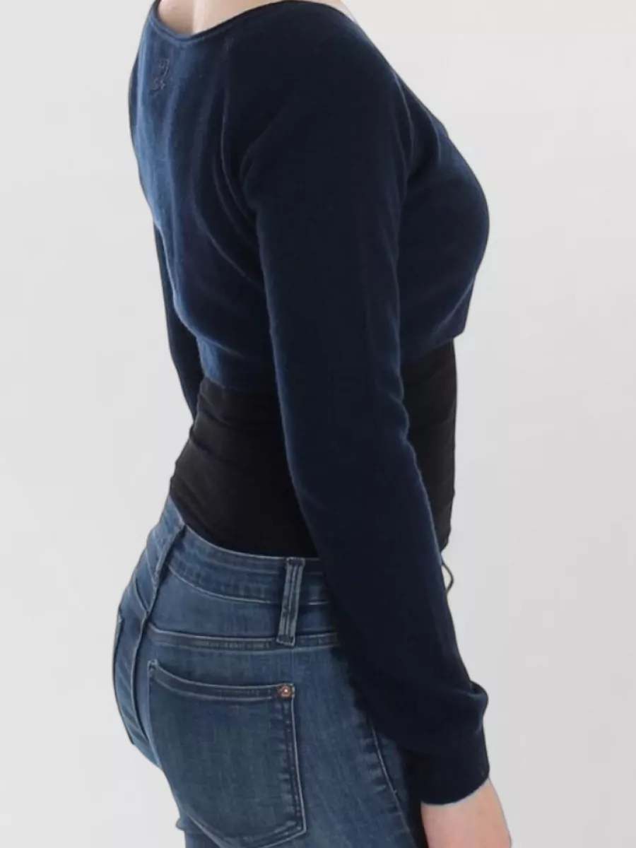 Ermanno Scervino Cashmere Cropped Cardigan