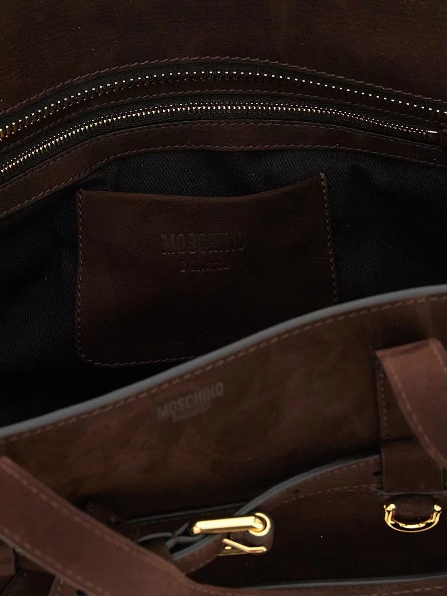 Moschino Leather Tote Bag